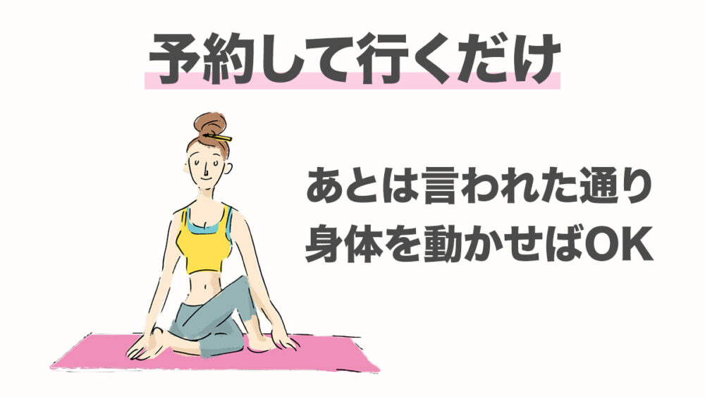 LAVAは何も考えずレッスンを受けられる